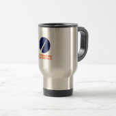 Reisbok met Kopenhagen Suborbitals Logo Reisbeker (Voorkant rechts)