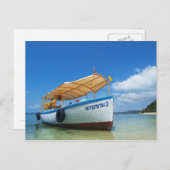 reisboot briefkaart (Voorkant / Achterkant)