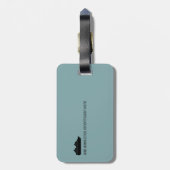 Reisboot Cruising gepersonaliseerd Bagagelabel (Achterkant verticaal)