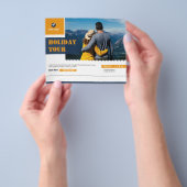 Reisbriefkaart Sjabloon Flyer (Hand)