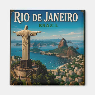 🗺️ Reisbucketlist Avontuur Rio De Janeiro 🗺 Magneet