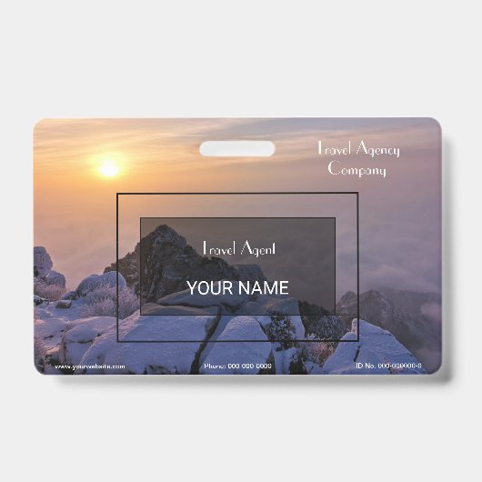 Reisbureau Badge (Voorkant)