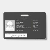 Reisbureau Badge (Achterkant)