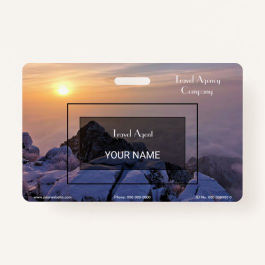 Reisbureau Badge (Voorkant)