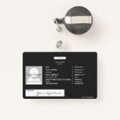 Reisbureau Badge (Achterkant met intrekbare)