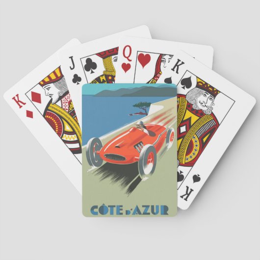  reisbureau Cote d'Azur Pokerkaarten (Achterkant)