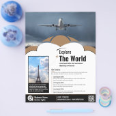 Reisbureau Flyer Brown Sjabloon (Enkel)