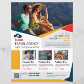 Reisbureau Flyer Sjabloon (Voorkant)