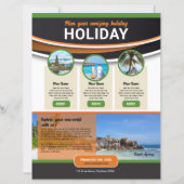 Reisbureau Flyer Sjabloon (Voorkant)