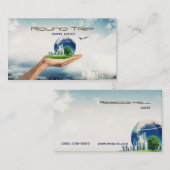 Reisbureau, gemachtigde, Visitekaartje (Voorkant / Achterkant)