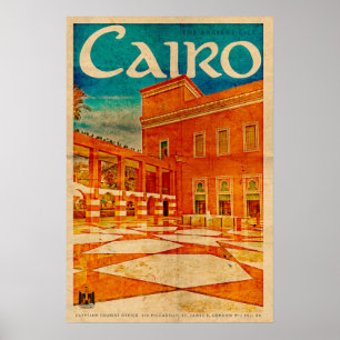  reisbureau in Caïro Poster