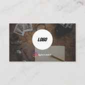 Reisbureau Logo Visitekaartje (Achterkant)