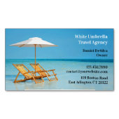 Reisbureau Magnetisch Visitekaartje (Voorkant)