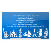 Reisbureau Magnetisch Visitekaartje (Voorkant)