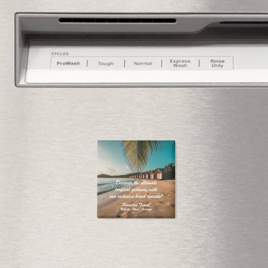 Reisbureau Marketing en Adverteren Tropical Magneet (Insitu (Vaatwasser))