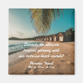 Reisbureau Marketing en Adverteren Tropical Magneet (Voorkant)