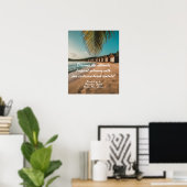Reisbureau Marketing en Adverteren Tropical Poster (Thuiskantoor)