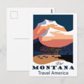  reisbureau Montana Toerisme Briefkaart (Voorkant / Achterkant)