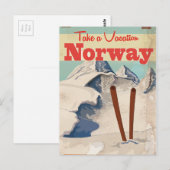 reisbureau Noorwegen Briefkaart (Voorkant / Achterkant)