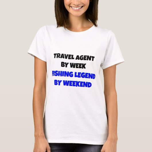 Reisbureau per week Gevist Legend per weekend T-shirt (Voorkant)