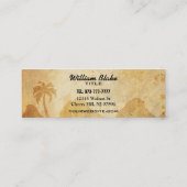 Reisbureau Skinny Visitekaartjes (Achterkant)