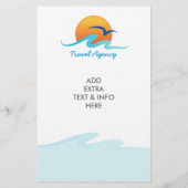 Reisbureau Toerismereisorganisator Flyer (Achterkant)