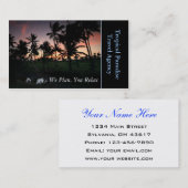 Reisbureau Visitekaartje (Voorkant / Achterkant)