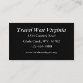 Reisbureau Visitekaartje (Achterkant)