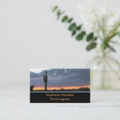 Reisbureau Visitekaartje (Staand voorkant)