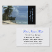 Reisbureau Visitekaartje (Voorkant / Achterkant)