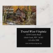 Reisbureau Visitekaartje (Voorkant / Achterkant)