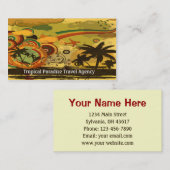 Reisbureau Visitekaartje (Voorkant / Achterkant)