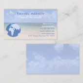 Reisbureau Visitekaartje (Voorkant / Achterkant)