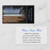 Reisbureau Visitekaartje (Voorkant / Achterkant)