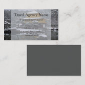 Reisbureau Visitekaartje (Voorkant / Achterkant)