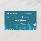 Reisbureau Visitekaartje (Achterkant)