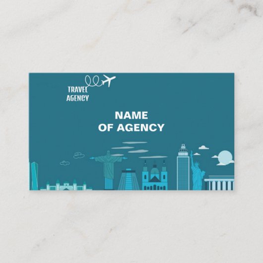 Reisbureau Visitekaartje (Voorkant)