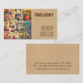 Reisbureau Visitekaartje (Voorkant / Achterkant)