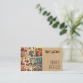 Reisbureau Visitekaartje (Staand voorkant)