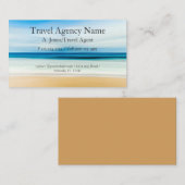 Reisbureau Visitekaartje (Voorkant / Achterkant)