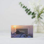 Reisbureau Visitekaartje (Staand voorkant)