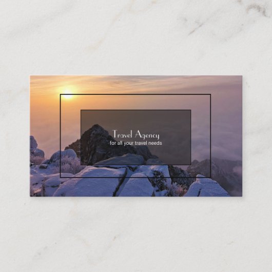 Reisbureau Visitekaartje (Voorkant)