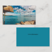 Reisbureau Visitekaartje (Voorkant / Achterkant)