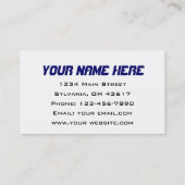 Reisbureau Visitekaartje (Achterkant)