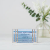 Reisbureau Visitekaartje (Staand voorkant)