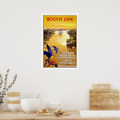  reisbureau voor passagiers poster (Keuken)