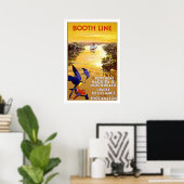  reisbureau voor passagiers poster (Thuiskantoor)