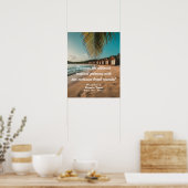 Reisbureaumarcting Tropische Poster (Keuken)