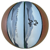 Reisbureaureizen toerisme foto bedrijfslogo basketbal (Verticaal)