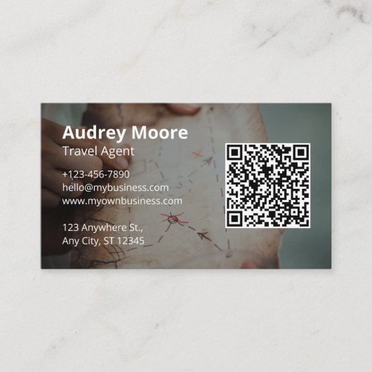 Reisbureaus Visitekaartje (Voorkant)